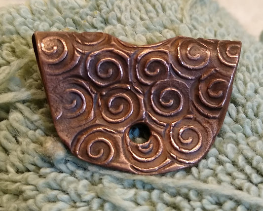 Copper Precious Metal Clay-  progress of a bigginer