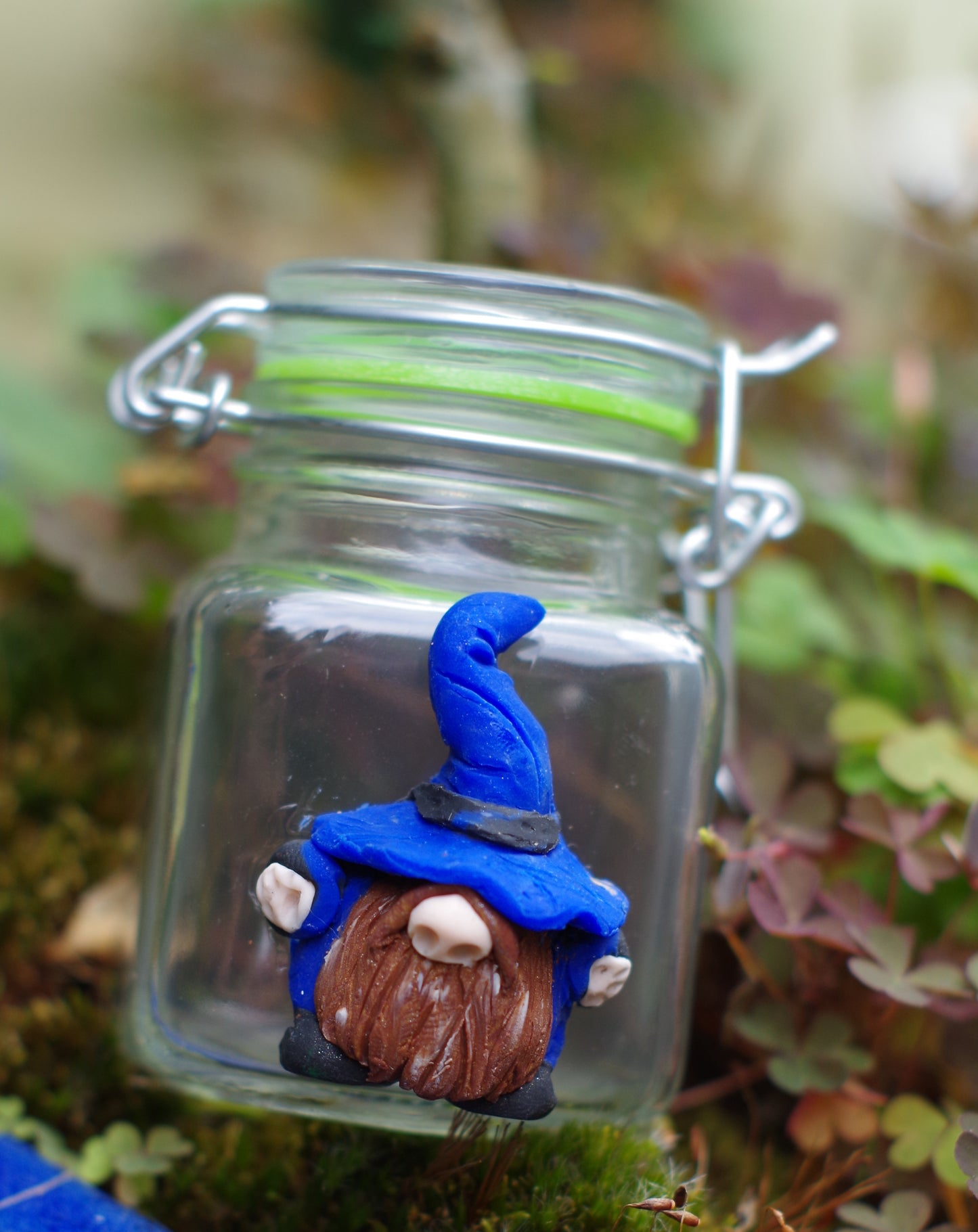 Gnome Stash Jar (Blue)