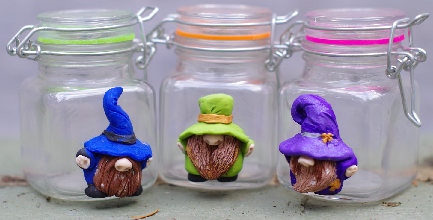 Gnome Stash Jar (Blue)