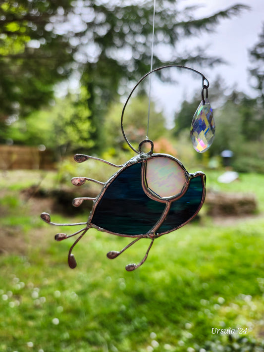 Angler Fish Sun Catcher, Prism and Glow in the Dark