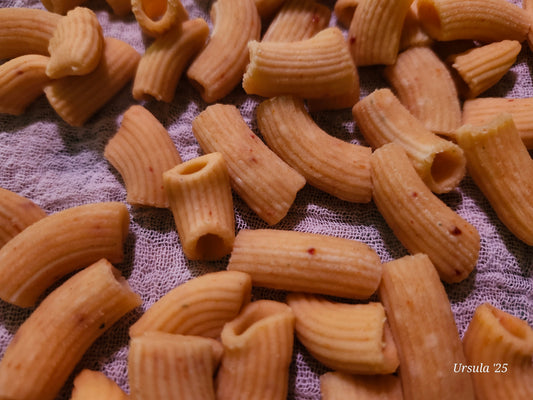 Habanero, Rough Cut Artisanal Sourdough Pasta, made with quail eggs