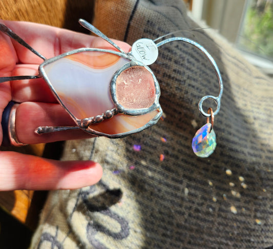 Angler Fish Sun Catcher, Prism and Glow in the Dark