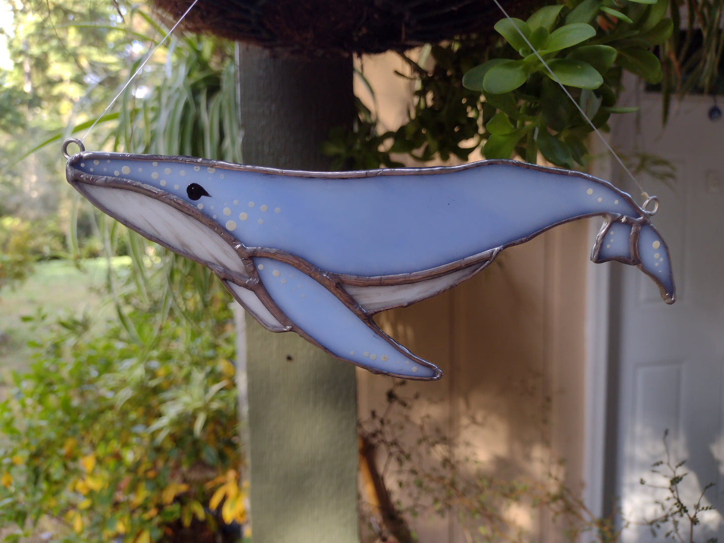 Humpback Whale, Stained Glass suncatcher